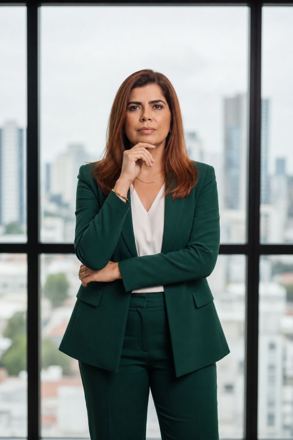 Dra. Edineide Rampe, advogada de família e sucessões, em seu escritório em Volta Redonda